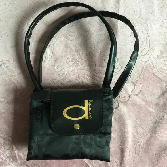 Dynamite  Tote Handle Bag,Lightweight Packable Stylish Black - Picture 5 of 7